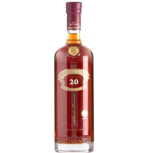 Ron Centenario Fundacion XX Años 750mL◇ Ron Centenario Rum Fundacion 20 Year - 750ML