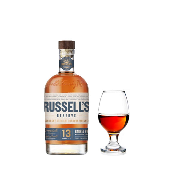 RUSSELL'S RESERVE 13 YEAR OLD BARREL PROOF- 0.5 OZ POUR