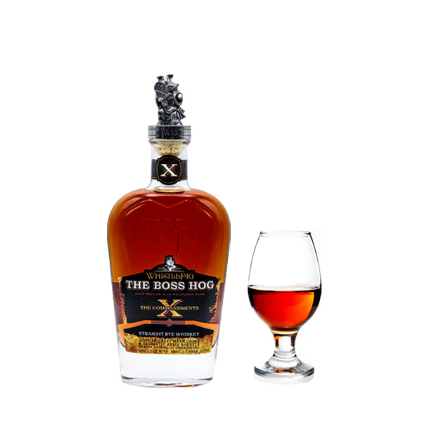 WHISTLEPIG THE BOSS HOG X THE COMMANDMENTS STRAIGHT RYE WHISKEY- 0.5 OZ POUR