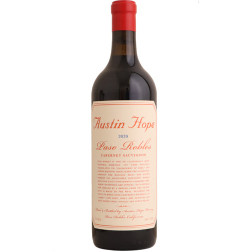 Austin Hope Cabernet Sauvignon 2020 750ML